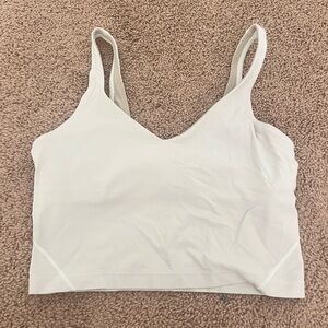 LuluLemon White and Cream Align Tank